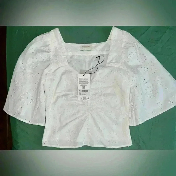 Scotch & Soda white eyelet top, NWT , size 34 - Picture 1 of 10